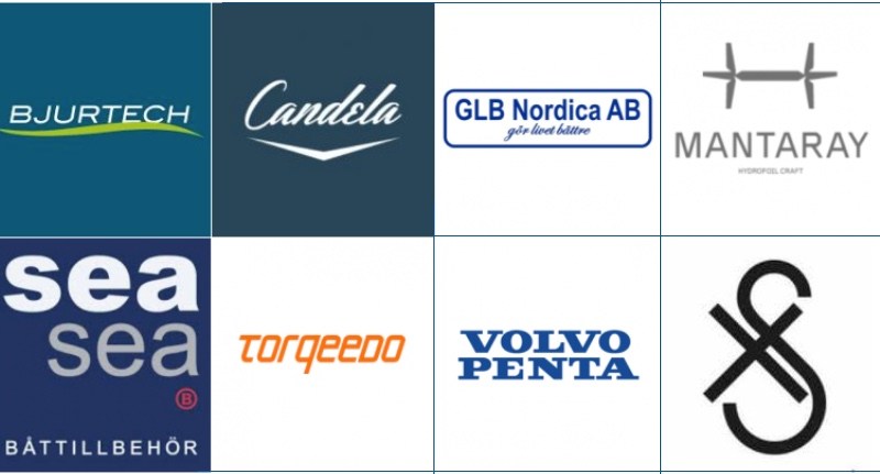 montage of companies in guide to electric boats exhibitors