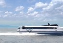 This new high speed ferry is an electric hydrofoil catamaran