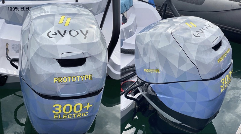 Photos of Evoy 225kW electric outboard