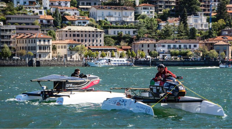 Hydrogen - electric boats from Monaco on Lake Como