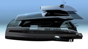 Silent Yachts - Volkswagen prototype: artist's impression
