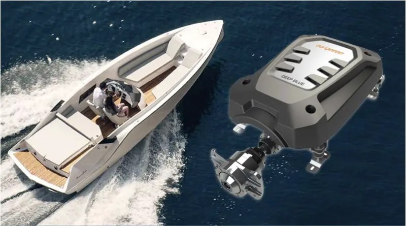 Frauscher Mirage 740 Air with Torqeedo electric inboard