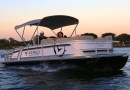 New Wired 23-R high power electric pontoon gives the best of both worlds